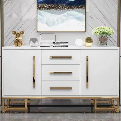 China Best Price Living Room Furniture Modern Side Cabinet Solid White Solid White Storage Cabinet for sale