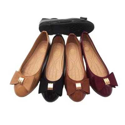 China Deodorization Best Selling Beautiful Bow Design Women Outdoor Ladies Craft Leather Shoes To Clog Shoes For Women for sale