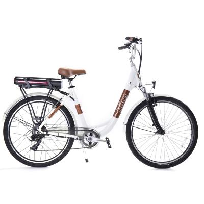 China Aluminum alloy professional made female favored bicycle city commuting electric bike with hidden lithium battery for sale