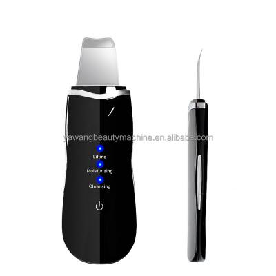 China Black Head Rechargeable Skin Care Device Professional Ultrasonic Skin Remover Facial Scrubber for sale