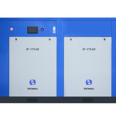 China JUFENG JF-175AH Screw Air Compressor 132kw IP54/55 Energy Saving Two Stage Lubricated Energy Saving Air Cooling for sale