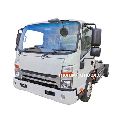 China New Energy 10Ton Electric Truck Chassis 3 Seats Right Hand Drive 160kw Motor for sale