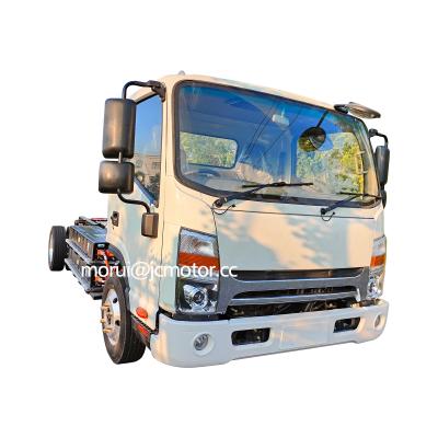 China Customization 15Ton New Energy Electric Truck Chassis Right Hand Drive 4EMT Strong Power 200kw Drive Motor for sale