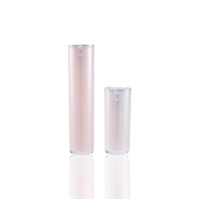 China BEAUTY PACKAGING Empty Round Bottom 30ml 50ml Acrylic Lotion Airless Bottle Double Wall And Serum Acrylic Bottles For Cosmetic Packaging for sale