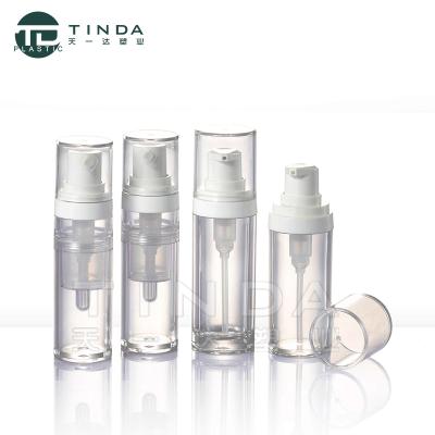 China New Design 10ml Personal Care Plastic Clear As Cosmetic Pump Bottle, Water Powder Mix Vacuum Bottle, Fancy Lotion Bottles for sale