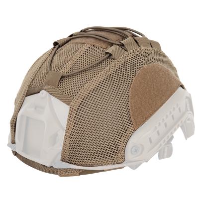 China FAST Khaki Tan Color Bulletproof Helmet Cloth Helmet Cover for sale