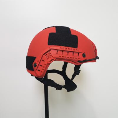 China FAST Style Red Color Helmet Bulletproof Aramid FAST Helmets for sale