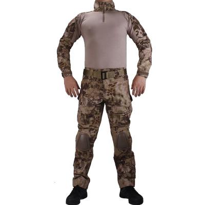 China Frog Anti-static Tactical Cheap Military Suit Clothing Camouflage Python Frog Uniform Suit for sale