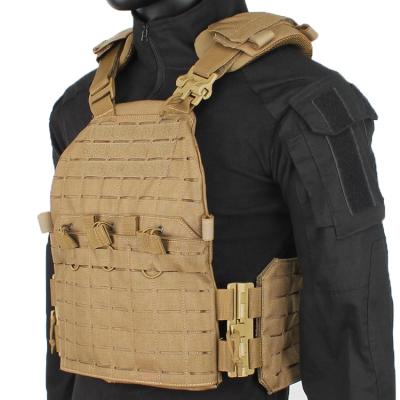 China Inexpensive Hainan Xinxing Tactical Vest Military Training Flat Shot Carrier Police Wolf Tactical Brown Vest With Molle System for sale