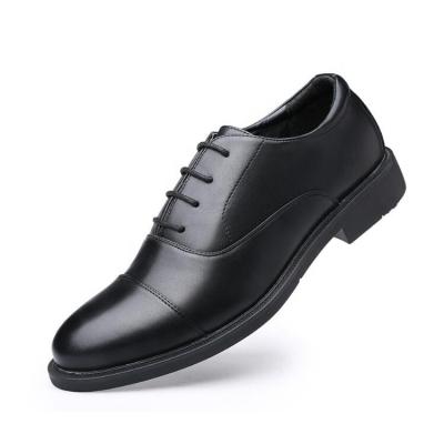 China Fashion\Comfortable\Durable Lace Up Oxford Army Black Officer Men Military Dress Leather Shoes for sale