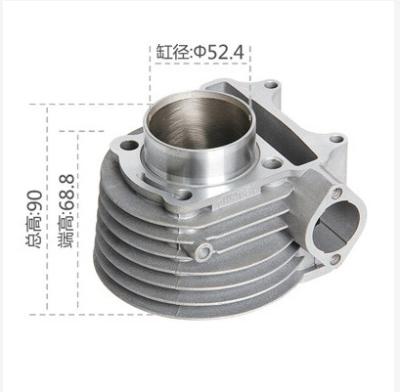 China Aluminum Alloy 2023 Motorcycle Cylinder Block With Piston Kit GY6-125 Accessories Motorcycle Parts 52.4Mm for sale