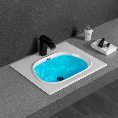 China New Arrival CBR-600 Modern Ceramic Cabinet Wash Hand Basin Easy Clean For Home for sale