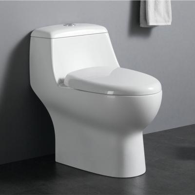 China Double-flush OT307 White Custom Logo Porcelain Modern Design One Piece Color Toilet Bowl for sale