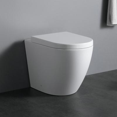 China Hot Selling BP1003 Smooth Surface Double-flush Hotel Used Porcelain Bathroom Washdown Toilet With Cistern for sale