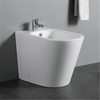 China B1002 Easy Installation European Style White Glaze Porcelain WC Bidet for sale