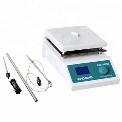 China Shipping and Handling - 4C Digital Ceramic Magnetic Stirrer with Hot Plate 190x190mm for sale