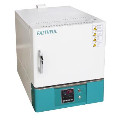 China SX Small Lab Programmable Muffle Furnace With CE 580*412*570mm for sale