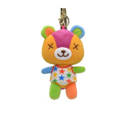 China Gift custom 12cm kawaii plush Animal Crossing plush toy chain key chain for kids for sale