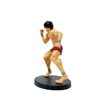 China Cartoon Toy 15cm BAKI Anime Action Figure Toy hanma baki Action Numbers PVC Model Toys for sale