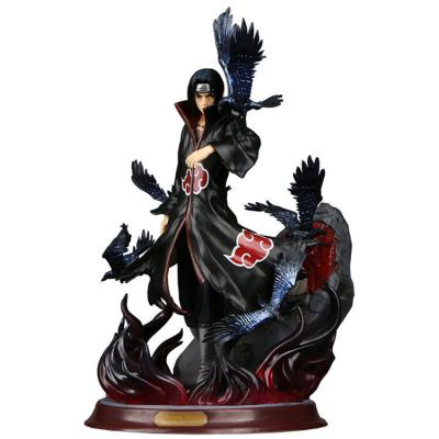 China Japanese Cartoon Toy 25cm Anime Narutos Uchiha Itachi Action Numbers PVC Toy Model Doll for sale