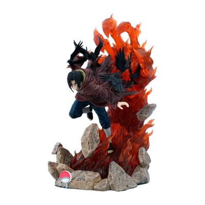 China Cartoon Toy High Quality 28cm Japanese Anime Narutos Uchiha Itachi Action Figures PVC Toy Model Doll for sale