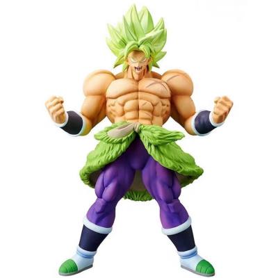 China Angry Cartoon Toy Popular Dragon Ball 23CM Broly Action Number PVC Figure Collectible Model Toy for sale