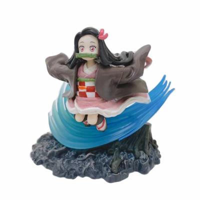 China Stock MODEL TOY New Demon Slayer Kamado Nezuko Action Number Anime PVC Figure For Family Decorations for sale