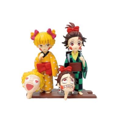 China Cartoon Toy New Arrival Hot Products Demon Slayer Action Figure Kamado Tanjirou Agatsuma Zenitsu Season 2 Anime Figure for sale