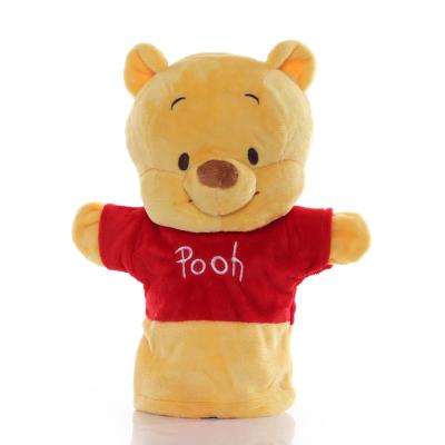 China Hot Selling Mini Hand Puppet Cute Soft Plush Animal Finger Puppets For Kids for sale