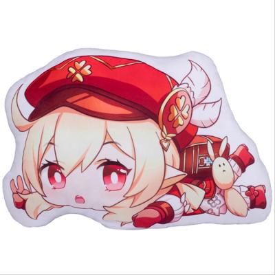 China kawaii popular cartoon plush toy Genshin gift Japanese anime doll Genshin plush pillow for sale