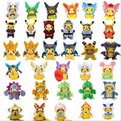 China Pokemon-gift Lovely Kawaii Elf Pika-Chu Plush Doll Pokemon-Cheap Wholesale Soft Cartoon Stuffed Toy For Children for sale