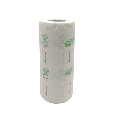 China Eco-friendly Biodegradable Kitchen Paper Towel Kitchen Towe lbamboo Kitchen Paper Towel for sale