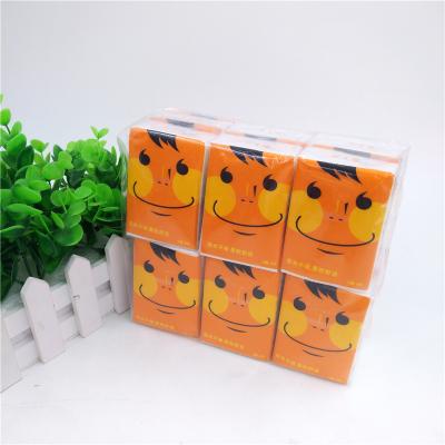 China Customer Eco - Friendly Design Mini Handkerchief Paper Pocket Tissue Personal Care Quantity Low Minimum Travel Use for sale