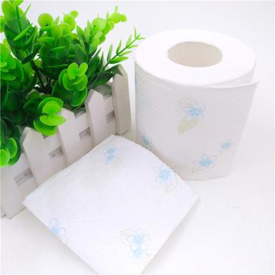 China Mix Wood Pulp English Toilet Paper Wrapping Paper, High Quality Core Bathroom Tissue Tissue Paper Ready To Store for sale