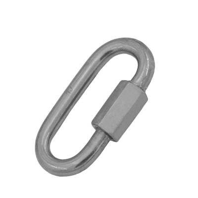 China Carabiner 10mm 8mm Zinc Oval 3mm Heavy Industry Triangle Car Battery Titanium Cutout Terminal Disconnect Quick Link Chain for sale