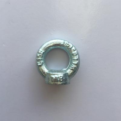 China Heavy Industry Carbon Steel Forged M16 Galvanized Din 582 Ring Nut Din 582 Anchor Eye Lifting Nuts for sale