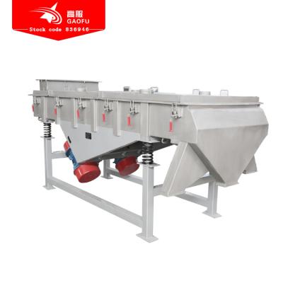 China Ore 1 Platform Glass Cullet Chemical Linear Vibrating Sieve Machine for sale