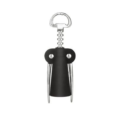 China Viable Portable Manual Wine Corkscrew Opener Screw Handle Wine Opener Wooden Bottle Beer Bottle Opener for sale