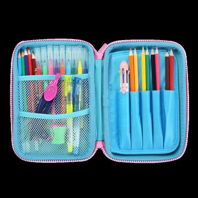 China ATTRACTIVE TRANSPARENT PVC 3D PENCIL CASE HARD-TOP PLUSTER CASE PENCIL BAG TRANSPARENT DESIGN for sale