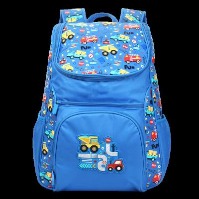 China Polyester FANTASY KIDS BACKPACK SCHOOL BAG ATTRACTIVE TRUCK BLUE for sale