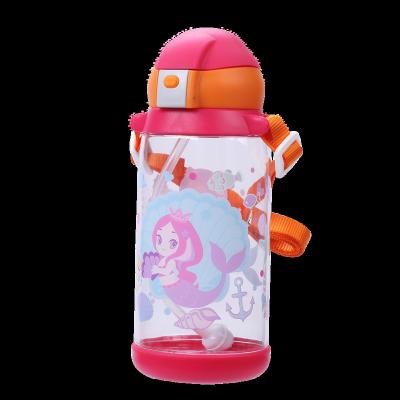 China Outdoor DRINK BOTTLE WATER BOTTLE WITH TRITAN STRAW BPA FREE 630ML for sale