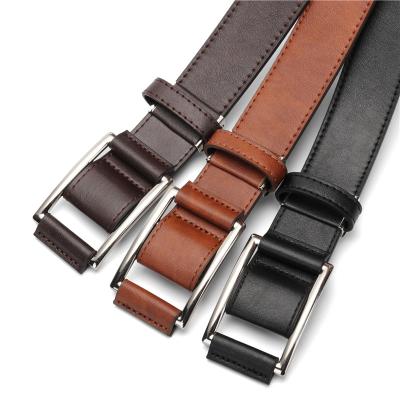 China Japanese Market Popular Leather PU Belt Men's Formal Men's Belt for sale