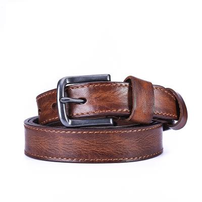 China 2021 new women's wide waistband women's genuine leather Pin Buckle Strap Vintage Belt women's belt for sale