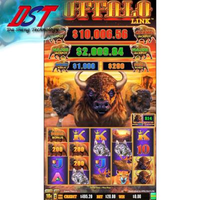 China 1 in 1 Newest Taiwan Buffalo Series Vertical Slot Game Buffalo Link Slot Game PCB for sale