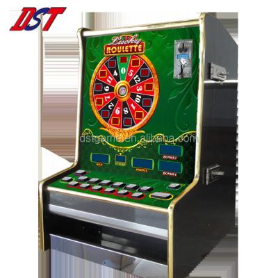 China Metal+acrylic+Wooden Made In Taiwan Tabletop Roulette Game Machine Coin Operated Lucky Roulette Game Machine for sale