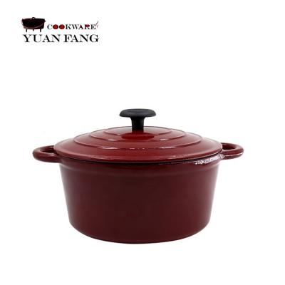 China Sustainable Casserole Cast Iron Hot Pot for sale