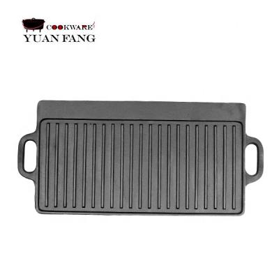 China Sustainable high quality cast iron cooking plate for BBQ for sale