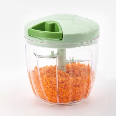 China Viable Hot Selling Kitchen Instruments Manual Food Chopper Hand-Powered Vegetable Chopper for sale