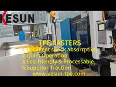 Flexible Casters And Wheels Raw Materials Thermoplastic Elastomer TPE