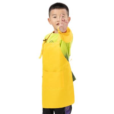 China SANITARY Professional Cute Princess Tool Child Factory Sleeveless Waterproof Polyester For Kids Apron for sale